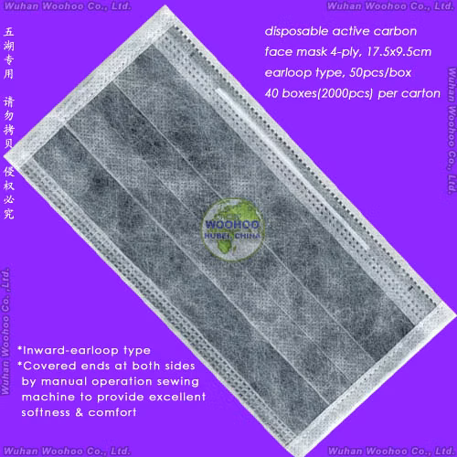 Gancho protector de 3 capas/Papel/Laboratorio/Seguridad Mascarilla facial desechable no tejida de PP de 3 capas con Lazo elástico para la oreja/Corbata