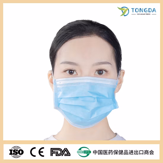 Mascarilla médica desechable de 3 capas